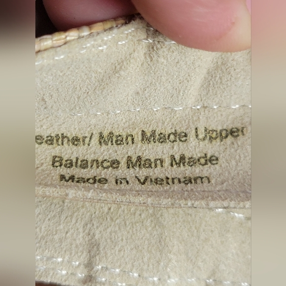 Sam Edelman Women's Gibbs Metalic leather Neutral Strappy‎ Sandals Size 6.5 M - Picture 10 of 10